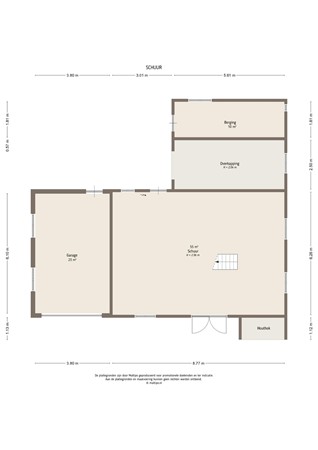 Floorplan - Groenewal 15, 4161 CL Heukelum